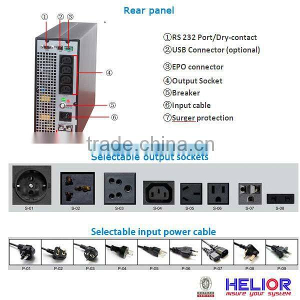 2000va single phase ups for computer servers ( Sigma 1-3kva series)