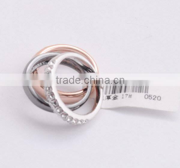 Thumb Crystal Gothic Ring Fashion Rhinestones Filled Ring