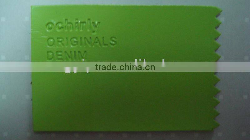 candy color leather lable