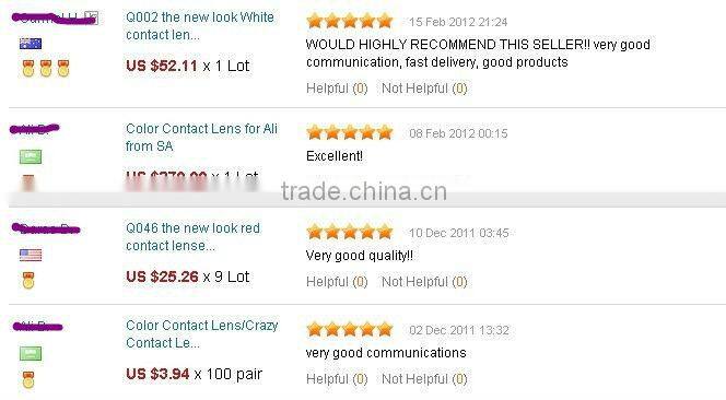 2013 naruto cosmetic crazy soft contact lenses new design ghostly crazy contact lens