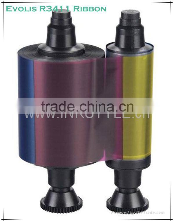 Inkstyle Evolis R3411 YMCKO Color Compatible Ribbon - 200 prints