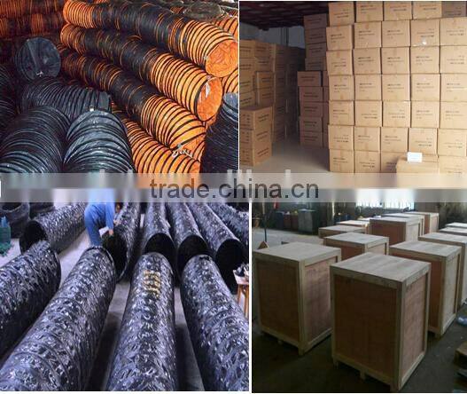 Flame retardant pvc coated spiral steel vent duct