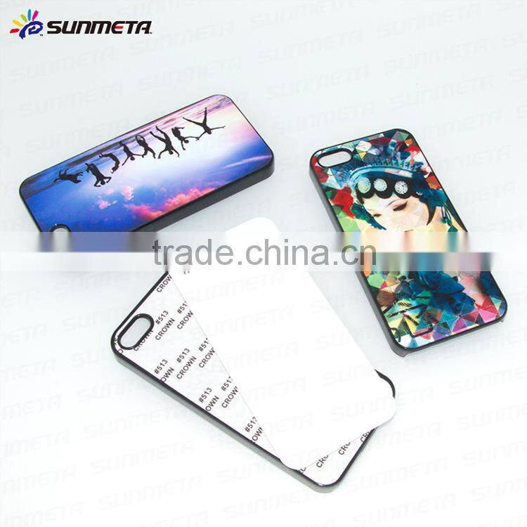 sublimation phone case with aluminum sheet for IPHONE5