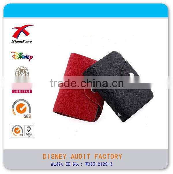 Promotional custom name card holder,pu leather card holder