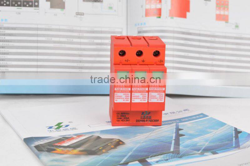 Uc 800V DC Photovoltaic Solar Energy Outdoor Surge Protector
