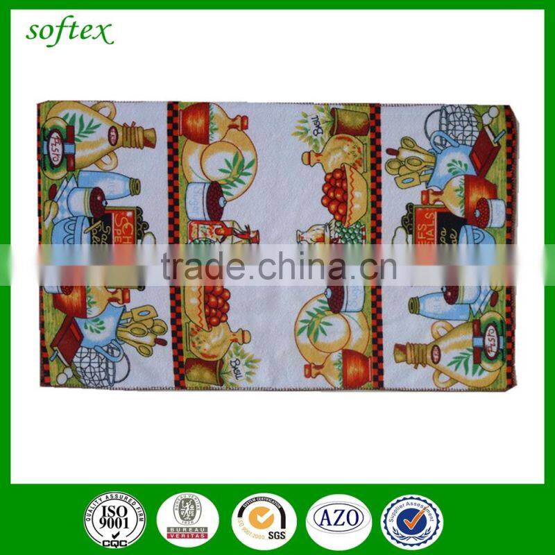 100 polyester transfer printing 40x60 60g christmas kitchen towels in bulk