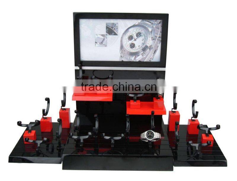 Luxury acrylic watch display stand with europe top sale