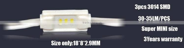 High brightness good quality 2 5050 LED outdoor lighting with lens