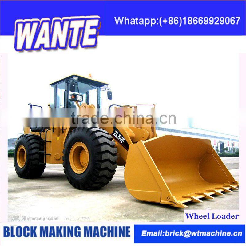 WANTE MACHINERY QT10-15 russia compressed earth brick block machine