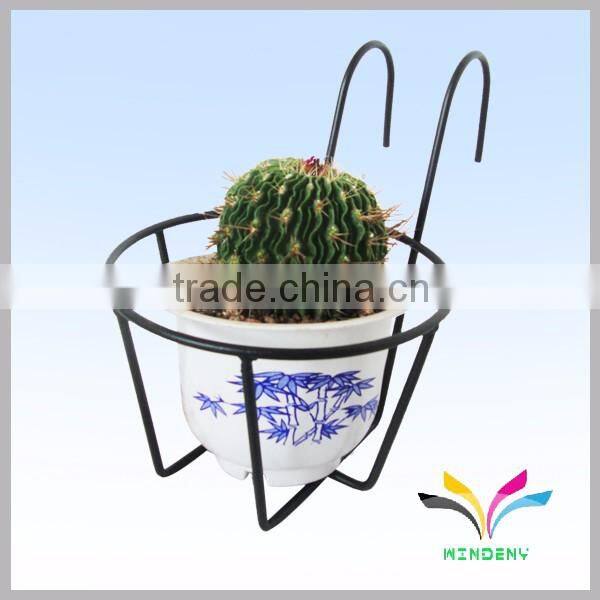 Metal black basket for folwer plant stand indoor out door