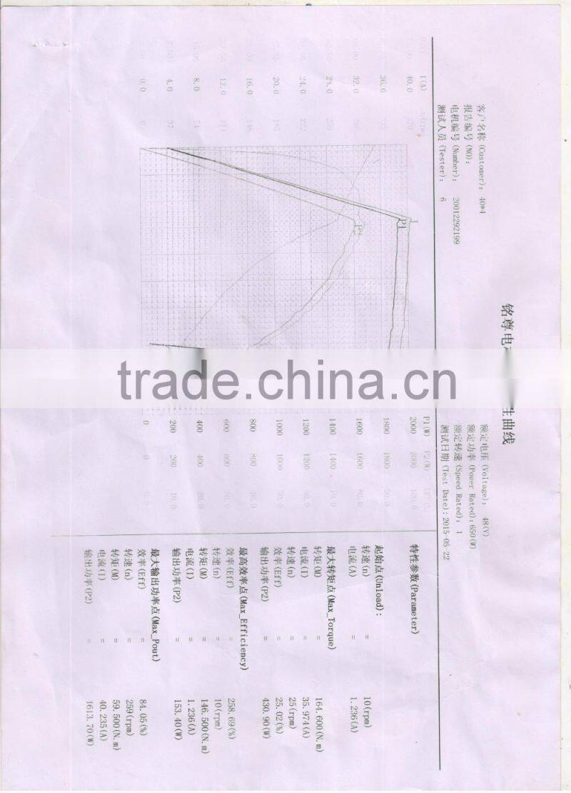 TUK TUK TAXI MOTOR , 48V 850W 1000W BRUSHLESS MOTOR FOR SALE