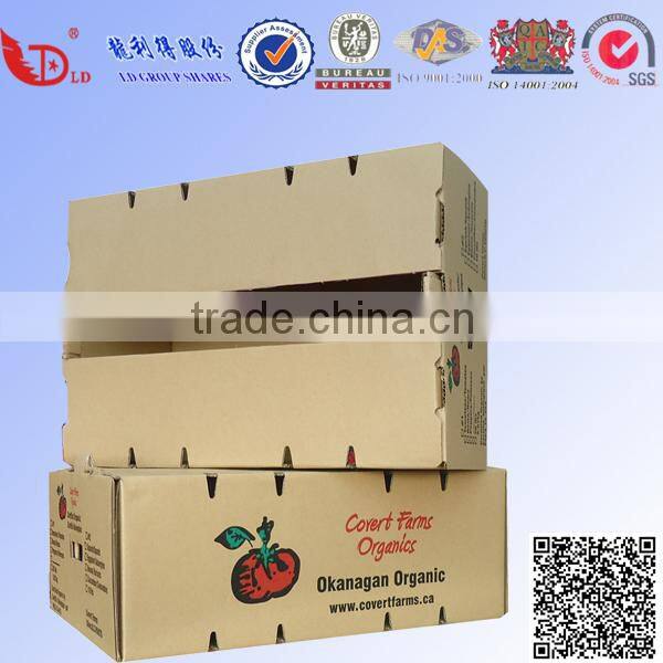Water-proof custom corrugated seafood box with good quality