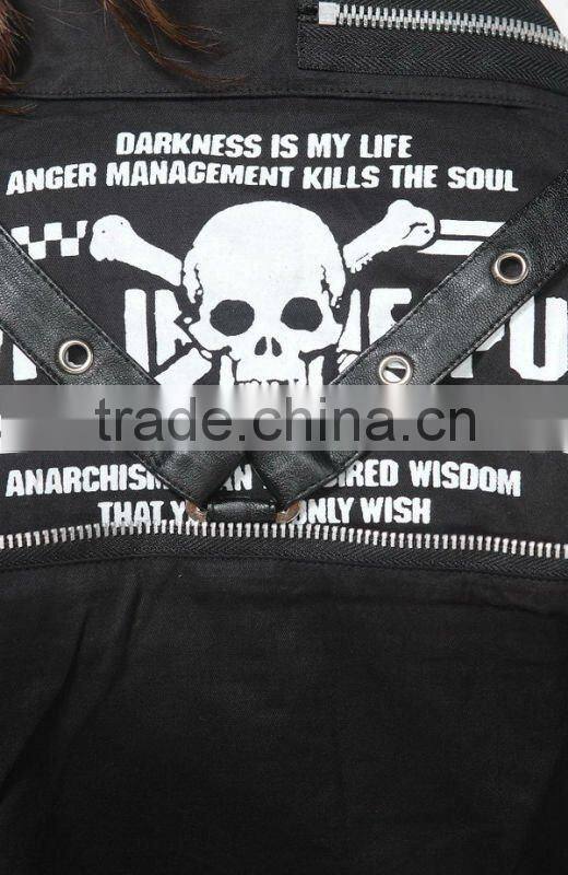 VISUAL PUNK Gothic KERA Lolita shirt Blk 71038