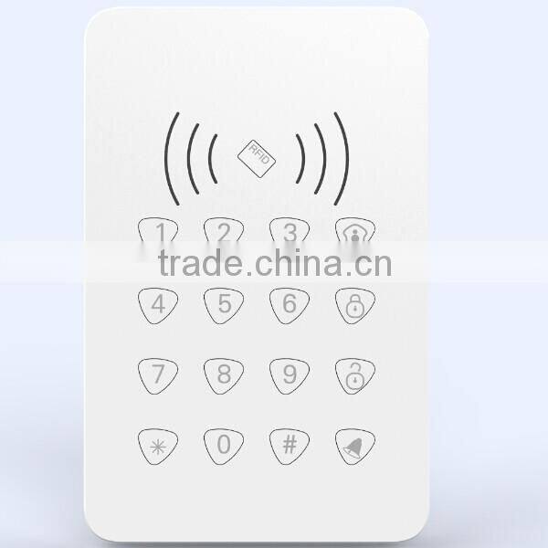 RFID keyboard with Touch screen ! Nice design wireless keyboard with SMS alert when lower power