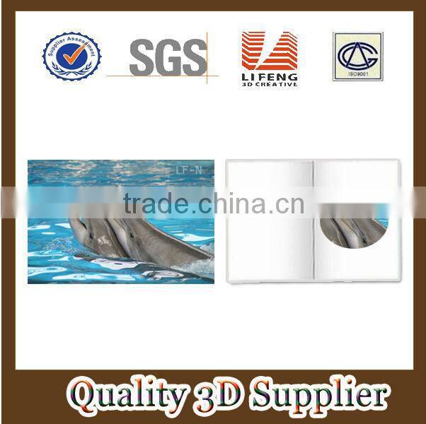 3d lenticular postcard for Christmas day