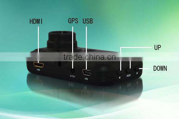 external car dvr camera 2.4 inch LCD Wide Dynamic technology GPS G-sensor 4X digital zoom dvr camera