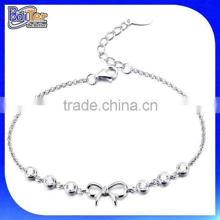 Custom Fashion Rose Gold Initial Cuff Bracelet 925 Sterling Silver Gold Initial Bangle Bracelet