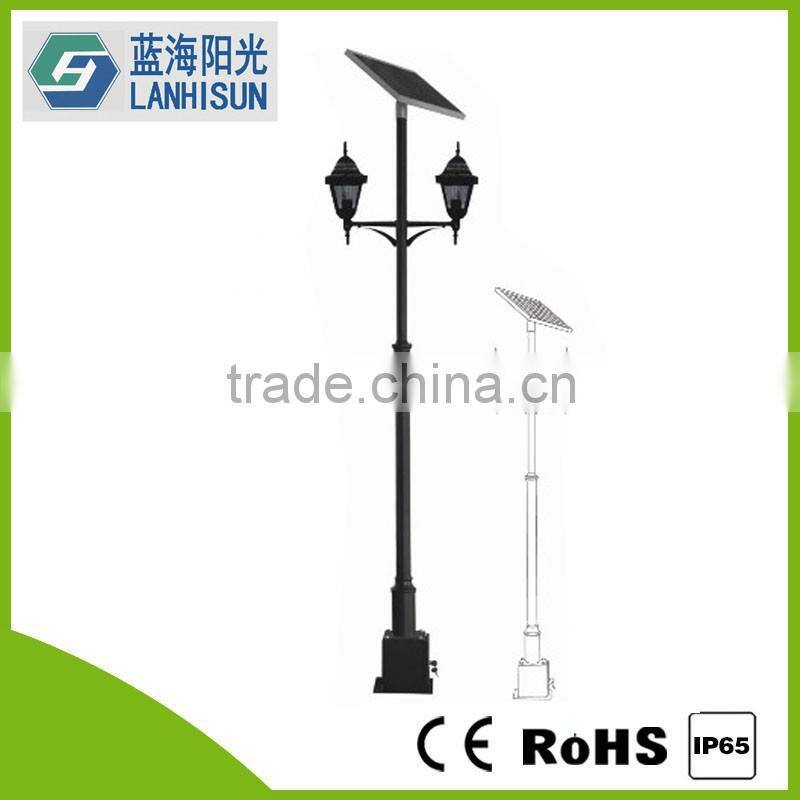 10W~70W Square Pole Solar LED Garden Street Light, Solar Park Light,CE,ROHS Approved