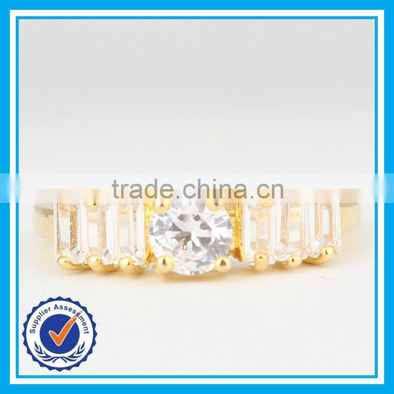 Latest design handmade custom crystal lord rings gold ring