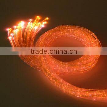 Waterproof 200piece 2meter 0.75mm fiber optic twinkle star ceiling kits light multi core fiber