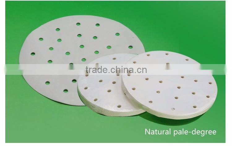 FDA approved non-stick high heat resist food grade steaming paper Dim Sum paper