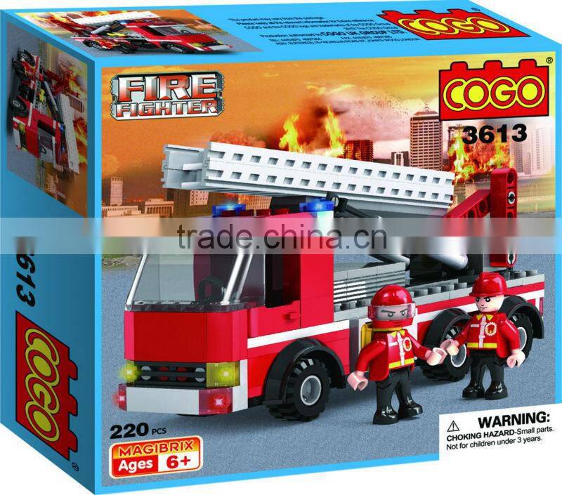 Hot and New Funny Toys DIY city school bus building blocks