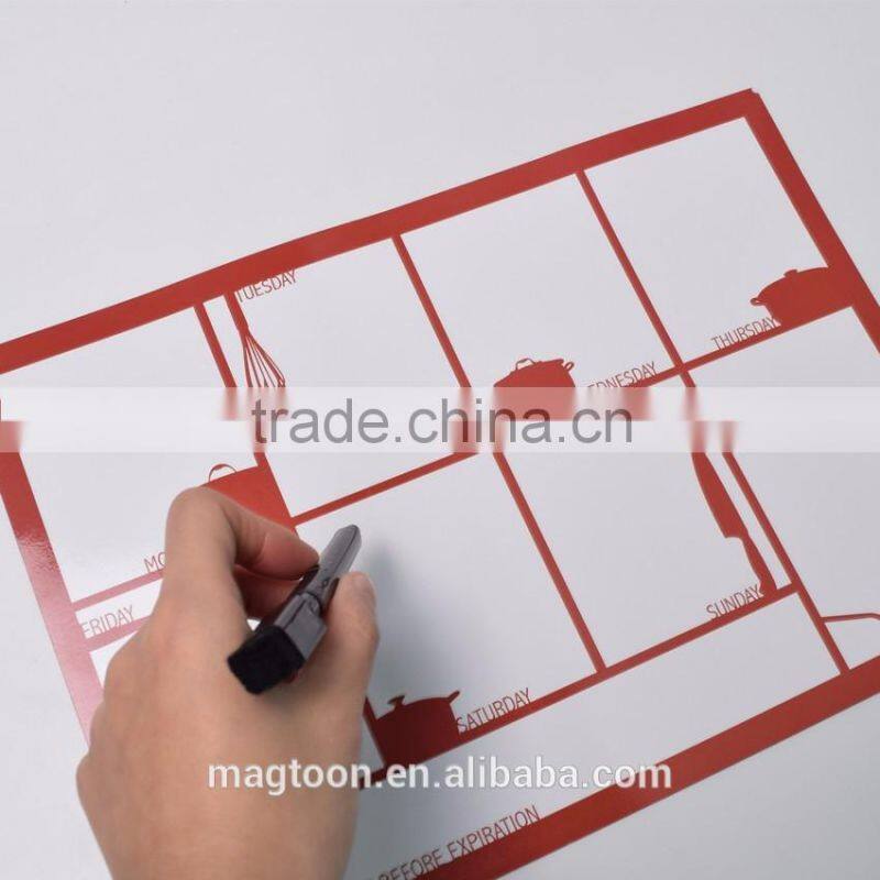 cute lovely personalized pattern magnetic writing board for kids