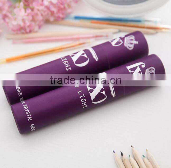 cheap promotional packaging pencil paper tube box