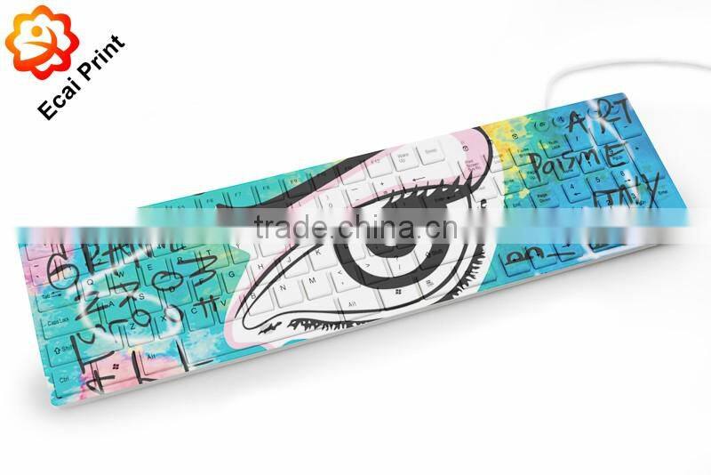 popular printable customize heat transfer printed keyboard computer