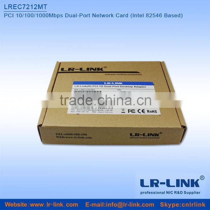 LREC7212MT Intel 82546 Chipset PCI 2 Dual Port Gigabit Ethernet LAN Card