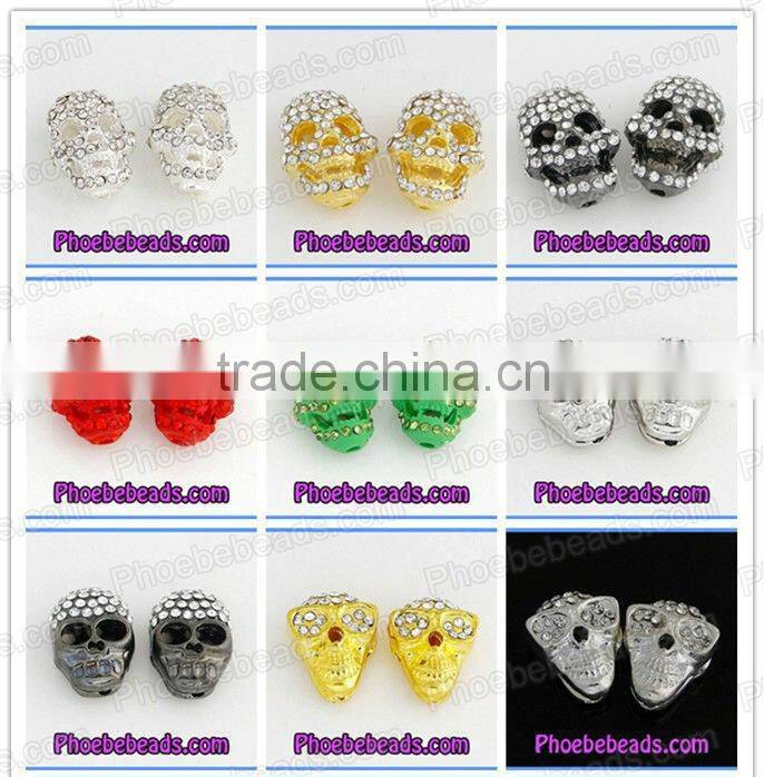 14MM Shamballa Beads Wholesale Red CZ Crystal Rhinestone Disco Ball Round DIY Making Bracelets Necklace Findings