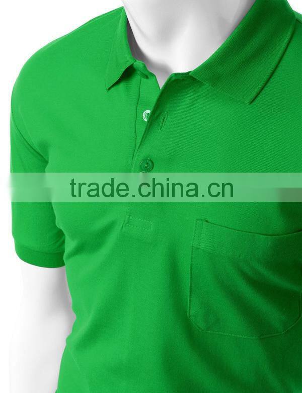 100% polyester t-shirt with pocket