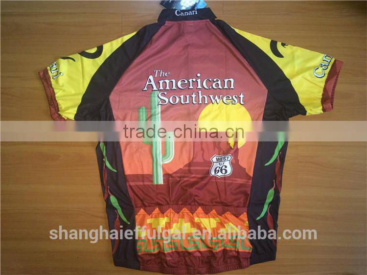2015 Sleeveless cycling jersey with quick dry moisture transfer function