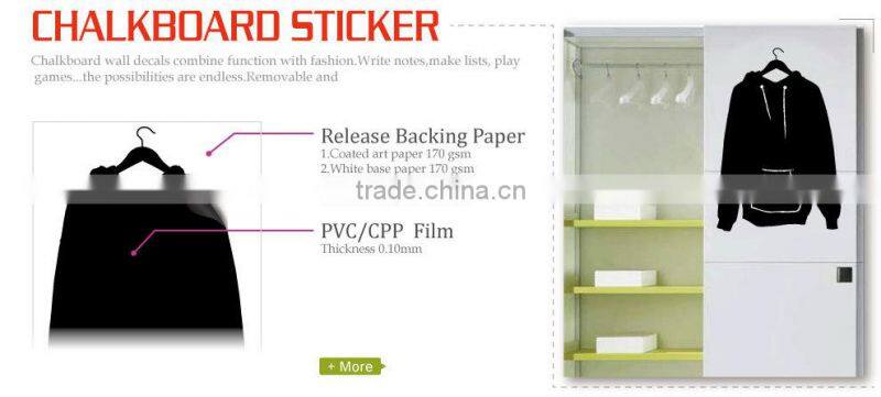 Fashion cute appealing self-adhesive chalkboard stickers