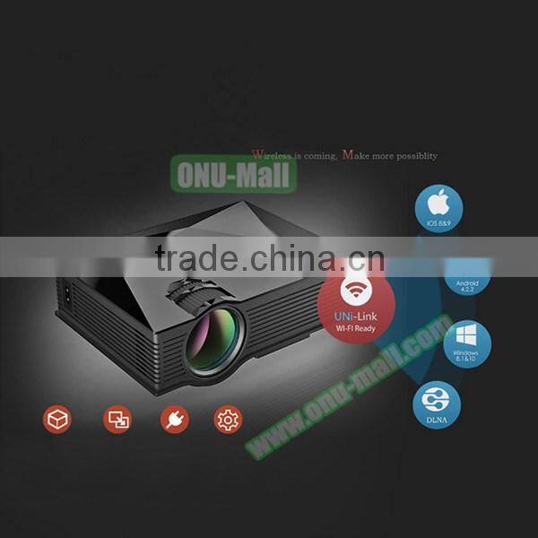Amazon Hot Sales Wireless WIFI Mobile Smart Mini Projector LED, Shenzhen Home Theater Projector