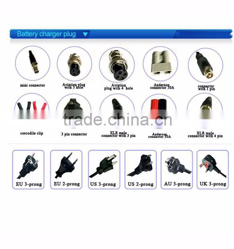 12.6V 2A Lithium Battery Charger For Electric Bike Scooter Kids Car Recharger Portable Battery With CE ROHS