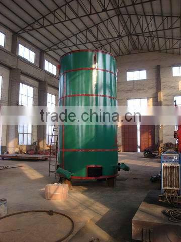 Wood fired conducting oil boiler