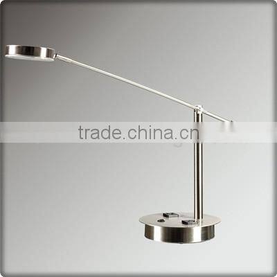UL Listed Adjustable LED Desk Lamp With Electrical Outlet And On/Off Switch T20287