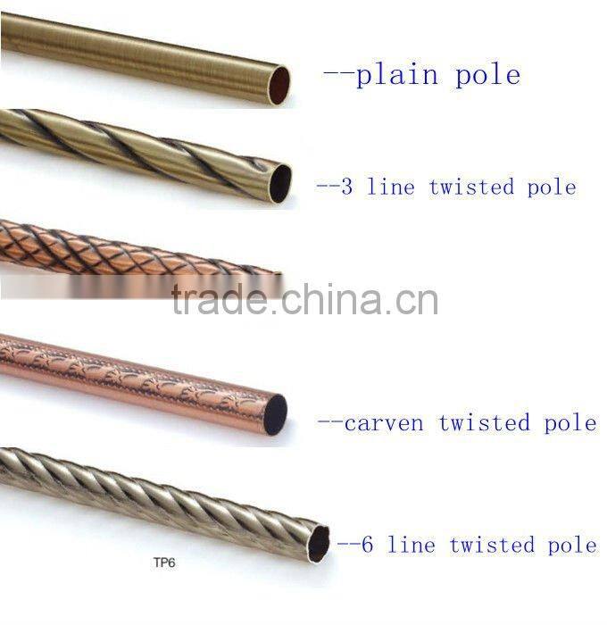 S shape curtain pipe tube holder bracket accessories curtain