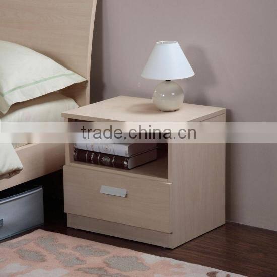cheap melamine finish night stand/bedside cabinet