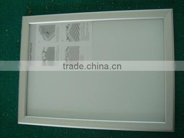 25mm 32mm aluminium right angle snap frame in silver black