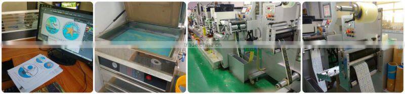 Clear flexible epoxy resin doming vinyl sticker