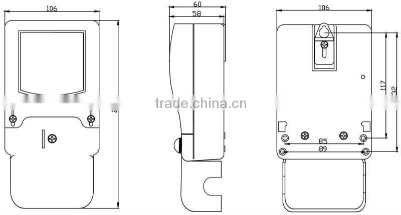 Single Phase Anti-tampering Electronic Energy Meter