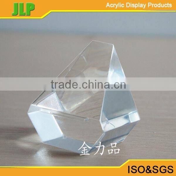 JLP acrylic brand display logo block thick high transparency block