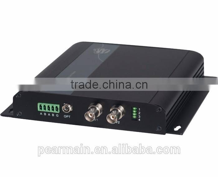 High quality composite analog video fiber optics