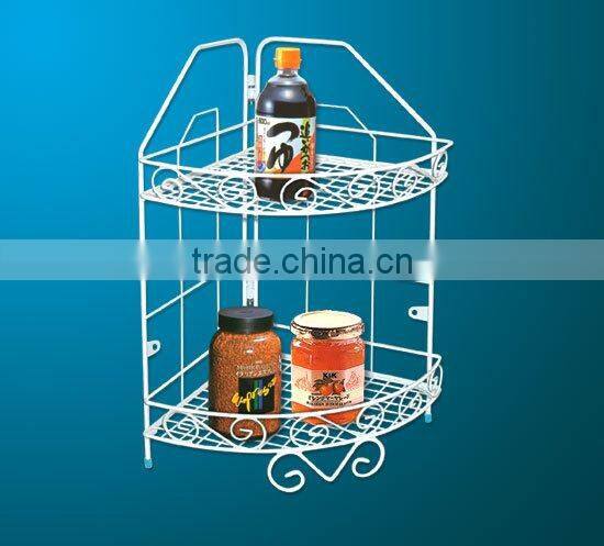 double layers detachable plastic rack/3 Layers combined shelf/DIY cartoon shelf/Bathroom shelf/Office shelf/Kitchen storage ra