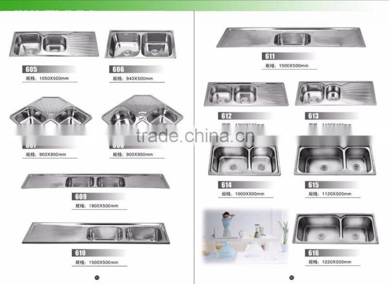 New design stainless steel 304 portable modern sink