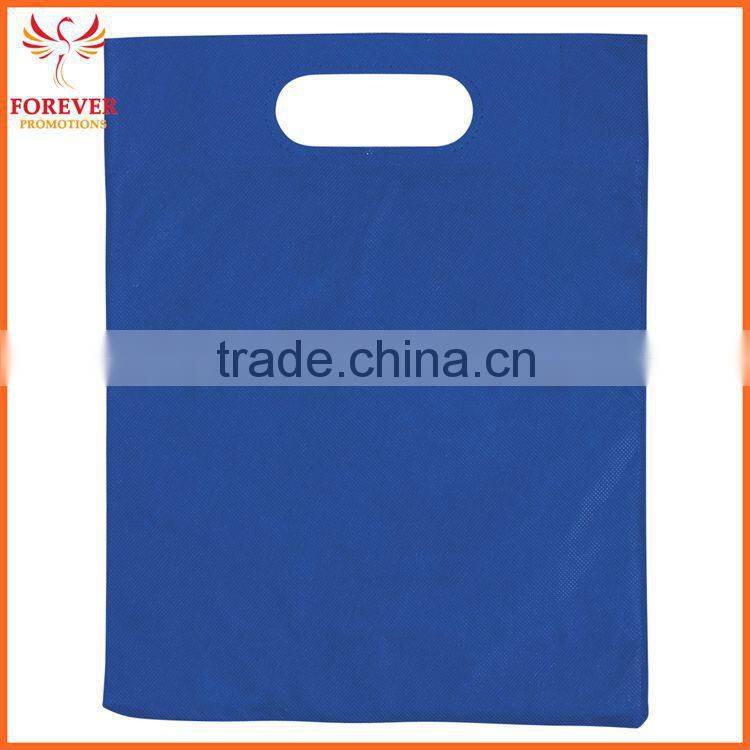 Custom Logo Exhibition Cheap Non-woven Clear View Die Cut Handles Tote Bag For Sale