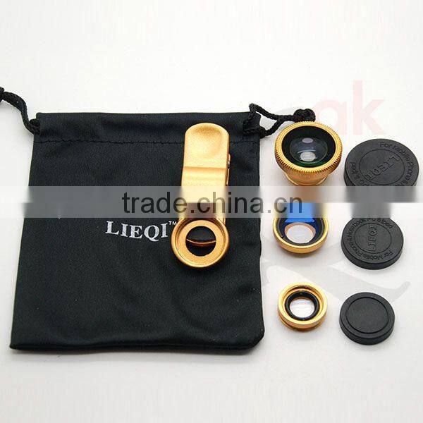 Universal 3 in 1 Camera Lens Kit for iPhone Samsung Galaxy HTC Motorola and More
