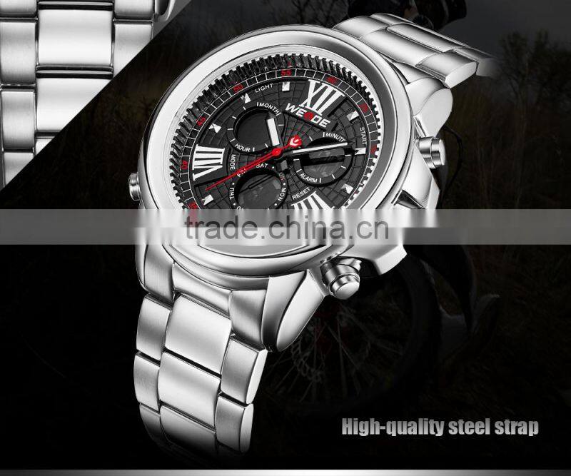 China Watch Factory Analog Lcd 30M Waterproof Watch Sport Men Smart Watch WH3408